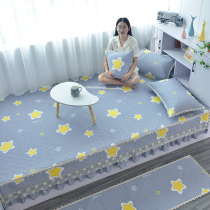 Customized cotton tatami sheets quilted non-slip thickened kang cover pad four seasons universal tatami special bed skirt