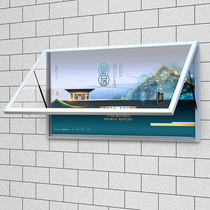 Customize Outdoor Hanging Wall Promotional Bar Bulletin Board Spray Plastic Hydraulic Advertising Bar Display Board Bar Culture Shop Window Billboard