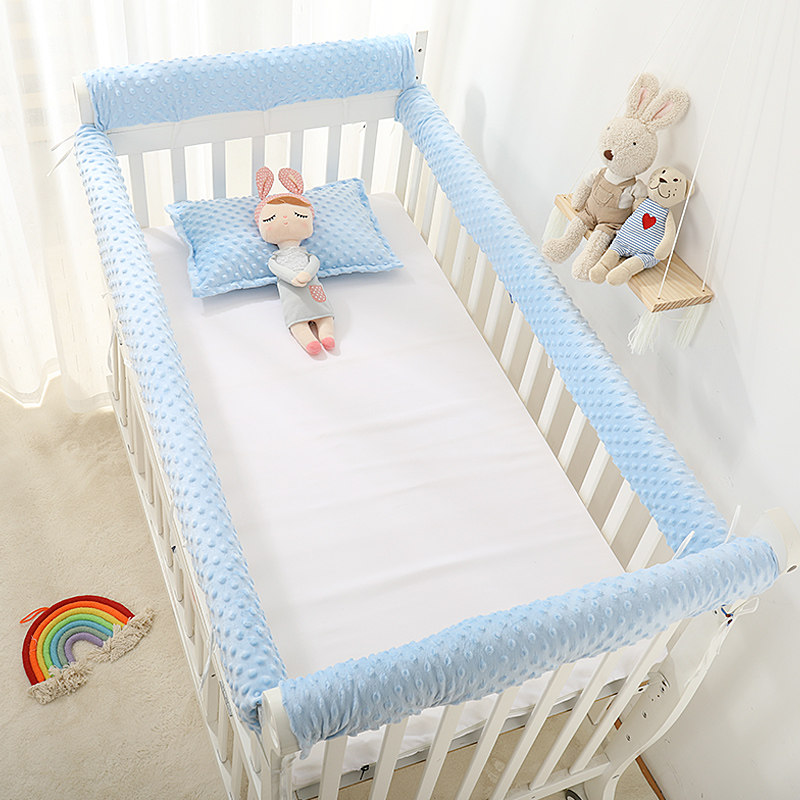 Crib beds walled pure cotton crash-proof strip wrapping baby Anti-biting strips Children's bed Anti-collision and anti-bump bed Soft bunk edges