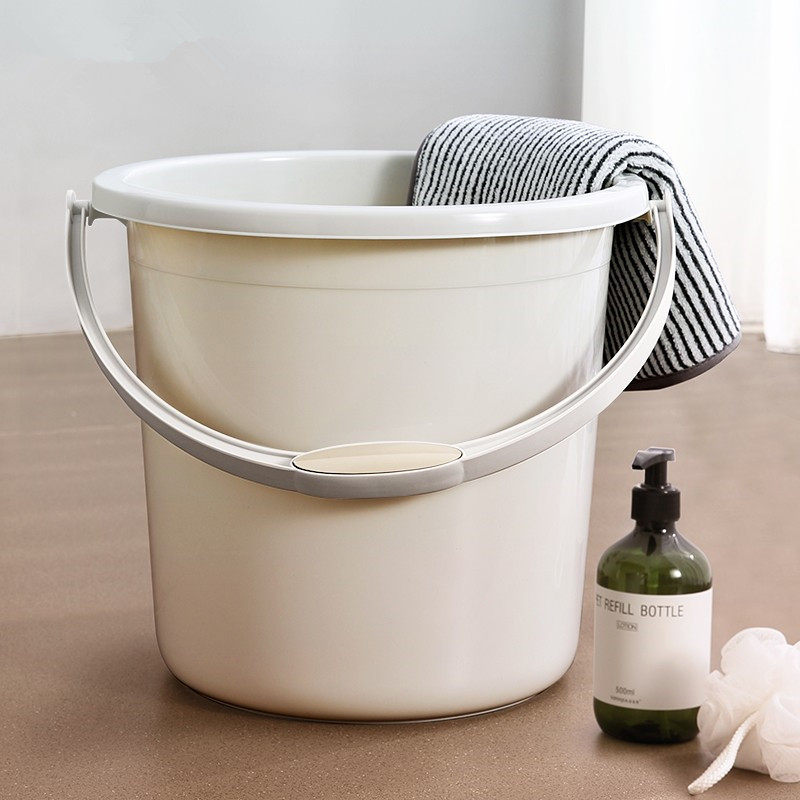 Laundry mop bucket foot bucket 12L with handle durable thickened plastic bucket WYH-SN601