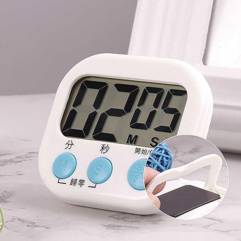 Electronic timer Kitchen timer Reminder big screen Student cute alarm clock