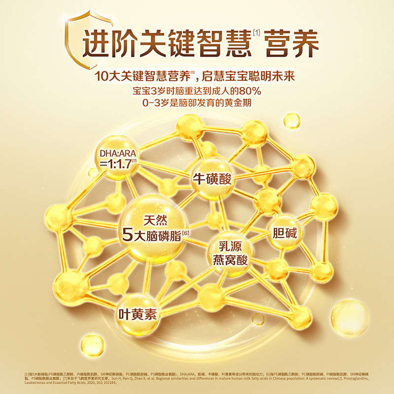 Consultation Discount]Feihe Zhenai Double Protection Stage 3 900g*2 Cans Containing Lactoferrin Infant Milk Powder Flagship Store