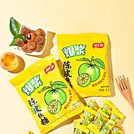 拍5件！嘉士利嘉士柏爆浆陈皮软糖