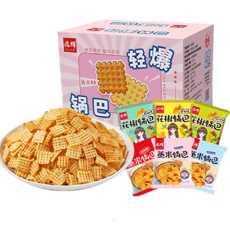 【花椒锅巴六种口味575g】