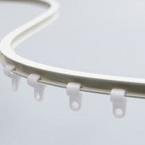 The curved curtain track can be curved of curtain track blue type l bending track silent slide rail