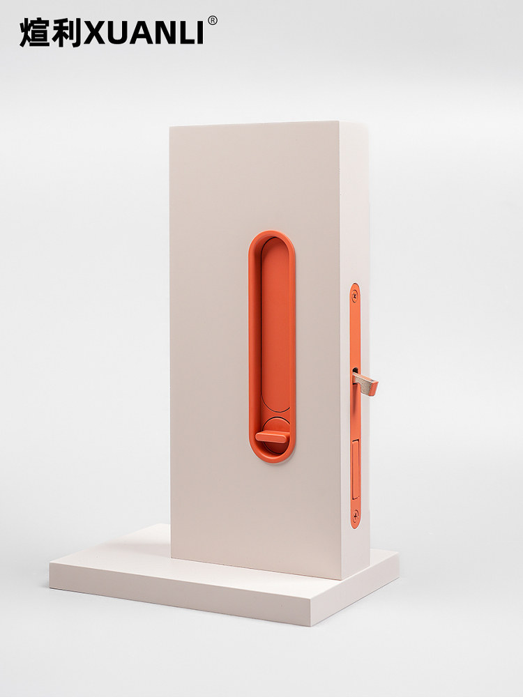 Xuanli Orig. Special Lock for Sliding Doors, Embedded Hidden Hook Lock, Balcony Kitchen Bathroom Sliding Door Lock