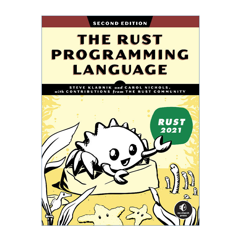 英文原版 The Rust Programming Language Rust權威指南 第二版 計算機程式設計語言 Steve Klabnik ...