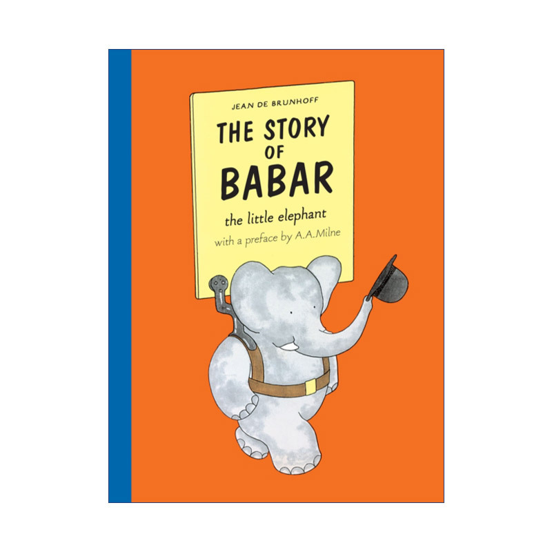 The Story of Babar, the Original English Version of the Story of the Elephant Babar, a Masterpiece Picture Book by Jean De Brunov, English Edition, Imported Original English Book