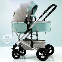 Серебряная алюминиевая труба лотос зеленый четыре -резина