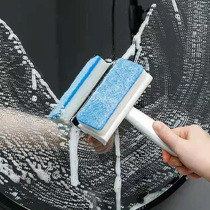 Japanese kitchen cleaning brush toilet household wash double-sided glass wiper bathroom wiper window glass scraper