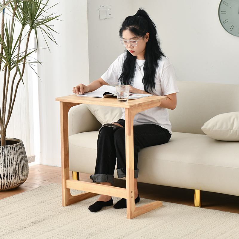 full solid wood sofa edge a few sides table movable mini desk bedside small desk small square table bedroom bedside table