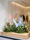 Clothing Store Window Paper Art Flower Decorations Scene Ritual Atmosphere Arrangement Artificial Flowers Faux Flower Displays