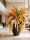 2026 New Year Hotel Decorations Red Artificial Floral Arrangements Indoor Front Desk Spring Festival Display Decorations