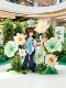 Artificial Lotus Flowers and Leaves for Floor Arrangement, New Style for Dragon Boat Festival Atmosphere, Commercial Space Decoration, and Display Ornaments