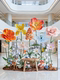 Artificial Flower Arrangements for Shopping Malls, Popular Photo Spots, Paper Flower Bouquets, Props, Floor Decorations, and Visual Merchandising Displays