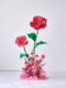Giant simulated flower pink eva display window commercial display decoration oversized floral high-end landscaping