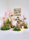 Monet's Garden Artificial Flower Landscape Decoration Pink and Purple Engagement Floral Arrangement Scene Setup Ornaments