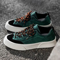 100 Lap of bread shoes Trend Day series Ugly Casual Harbor Wind Mens Shoes Thick bottom Breathable Big Sail Cloth Shoes inside heightening