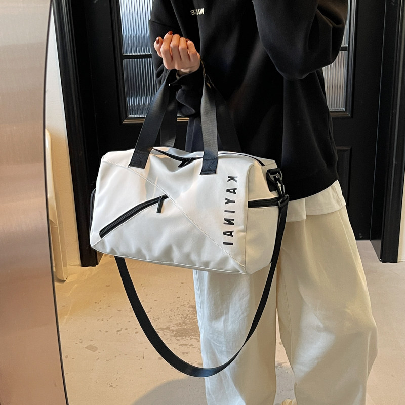 Travel Bag, Portable Fitness Bag, Women's Dry and Wet Separation Sports Training Bag, Yoga Swimming Bag, Short-Distance Business Trip Luggage Bag