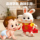 Электрическая игрушка Xiaofu rabbit baby toy может танцевать, обучая детей игре головой вверх, кукла для новорожденных 0-1 года mini 1
