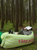 Inflatable sofa outdoor inflatable sofa music festival camping lazy sofa picnic single air bed air stool
