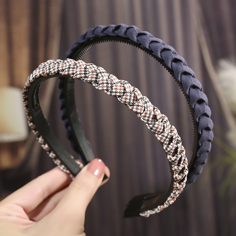 Hair Hoop Hair Stirrup 100 hitch Outgoing Press Hairpin Hairpin Bale SOUTH KOREA HAIR BAND WITH TEETH ANTI-SLIP RETRO STYLE