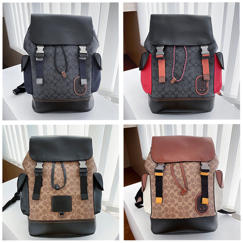 New Rivington Men's Bag 79036 Flip Backpack 40034 Leather Backpack 89080 School Bag 36080