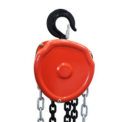 ສາມຫຼ່ຽມ 1 ໂຕນ 5 hanging iron 102 Hua hoist T ring inverted hand chain hoist giant lifting m3 meter manual chain small