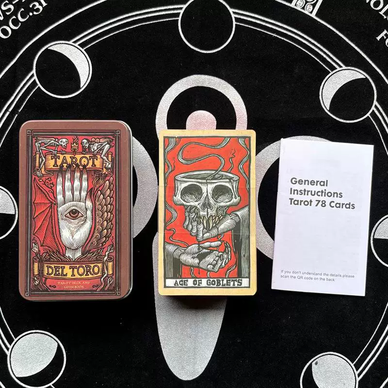 Внешняя торговля тепловой продажей TAROT множество английских металлических коробок Таро Оракул Бог Карта Перем и Перем Пэрринг Доска для ремесел