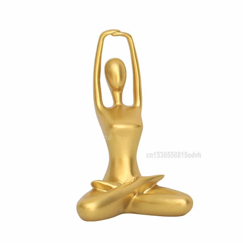 Nordic Light Luxury Yoga Figure Ornaments Dancing Sports