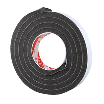 Single-sided self-adhesive soft sponge car window glass dust-proof and anti-collision buffer soundproof door window gap sealing strip