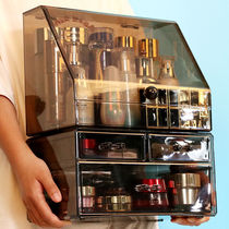 Cosmetics Contained Desktop Dust-Proof Lipstick Red Skin Care Products Shelf Home Dresser Large-capacity Finishing Box