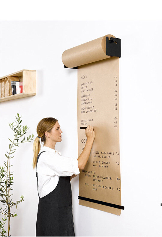 Ins net red hand-painted coffee shop studio artifact Studioroller sweet shop children's wall drawing board