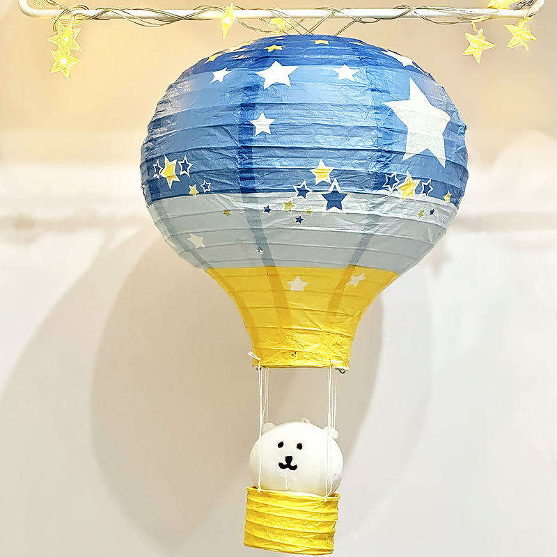 熱気球の提灯ペンダント装飾クリエイティブな壁飾り人形天井寝室ドアシーンレイアウト