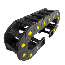 Bridge type nylon drag chain engraving machine support chain track 35*75 45*100 65*150 open tank chain trough