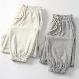 Комфортные штаны, леггинсы для отдыха, на шнурках