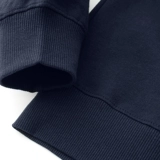 Синий приятный телу свитшот для отдыха для влюбленных, оверсайз