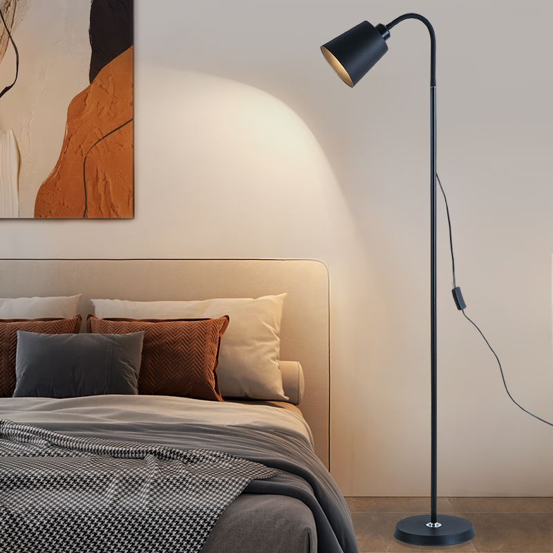 Nordic Minimalist Floor Lamp, Simple Modern Light Luxury for Living Room, Bedroom, Bedside, Study, Led Trendy Lamp, Standing Table Lamp