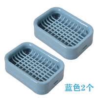 Мыло, синяя мыльница, увеличенная толщина, 2 шт