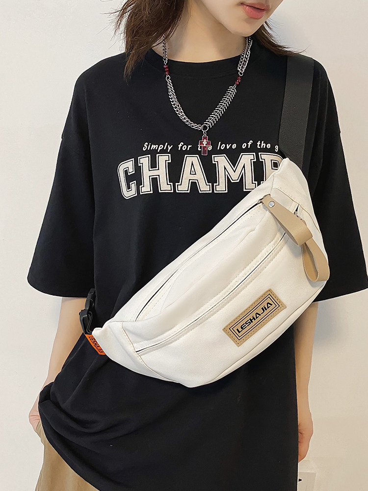 Bzbc Chest Bag Men's Crossbody Bag Men's Mobile Phone Waist Bag Women's Sports Casual Shoulder Bag Summer New Style