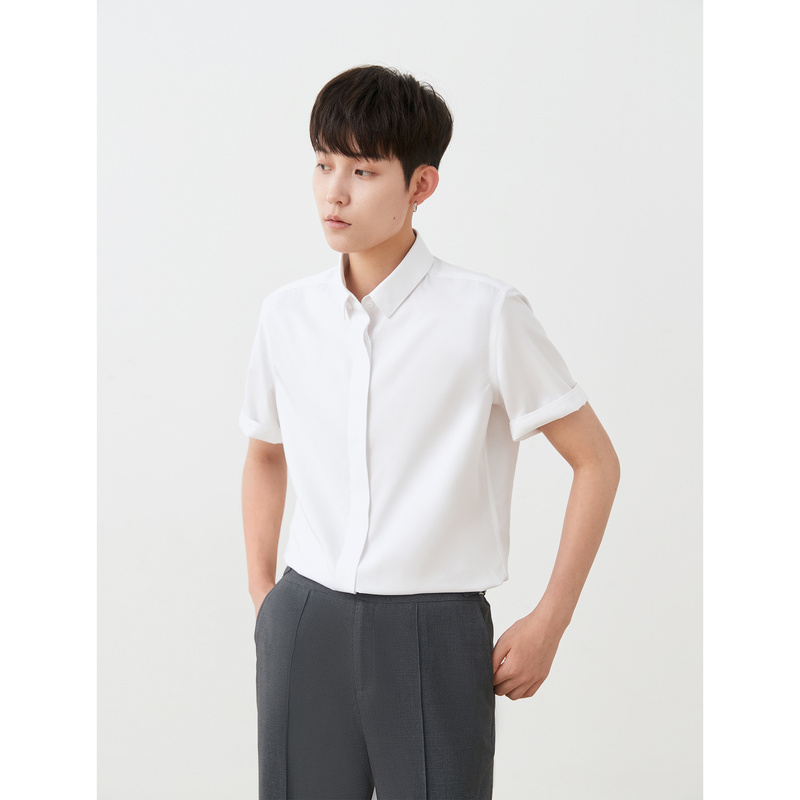 Knighttom【Member Special】Small Square Collar Concealed Placket Fine Workmanship Women's Shirt Long/Short Sleeve Shirt Kt3524 Knighttom【Member Special】Small Square Collar Concealed Placket Fine Workmanship Women's Shirt Long/Short Sleeve Shirt Kt3524