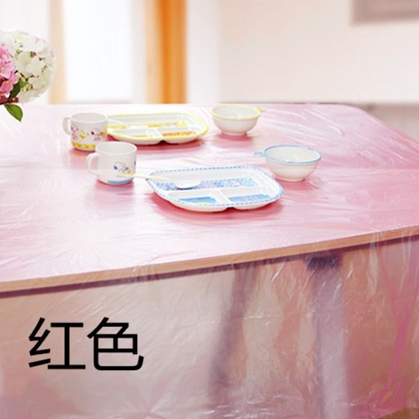 (10-100 disposable tablecloths) tablecloth waterproof oil plastic tablecloth round table square table wedding banquet