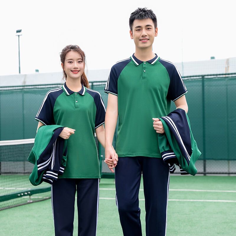 New Spring and Autumn School Uniforms for Junior High and High School Students, Blue and Green Single Jacket Zip-Up Shirt, Class Uniform, College Style Trend New Spring and Autumn School Uniforms for Junior High and High School Students, Blue and Green Single Jacket Zip-Up Shirt, Class Uniform, College Style Trend