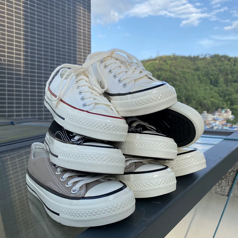 Spring Allstar Sneakers 1970S Low-Top Canvas Shoes Classic Men's Shoes Korean Style Trendy Casual Shoes Breathable Women's Shoes