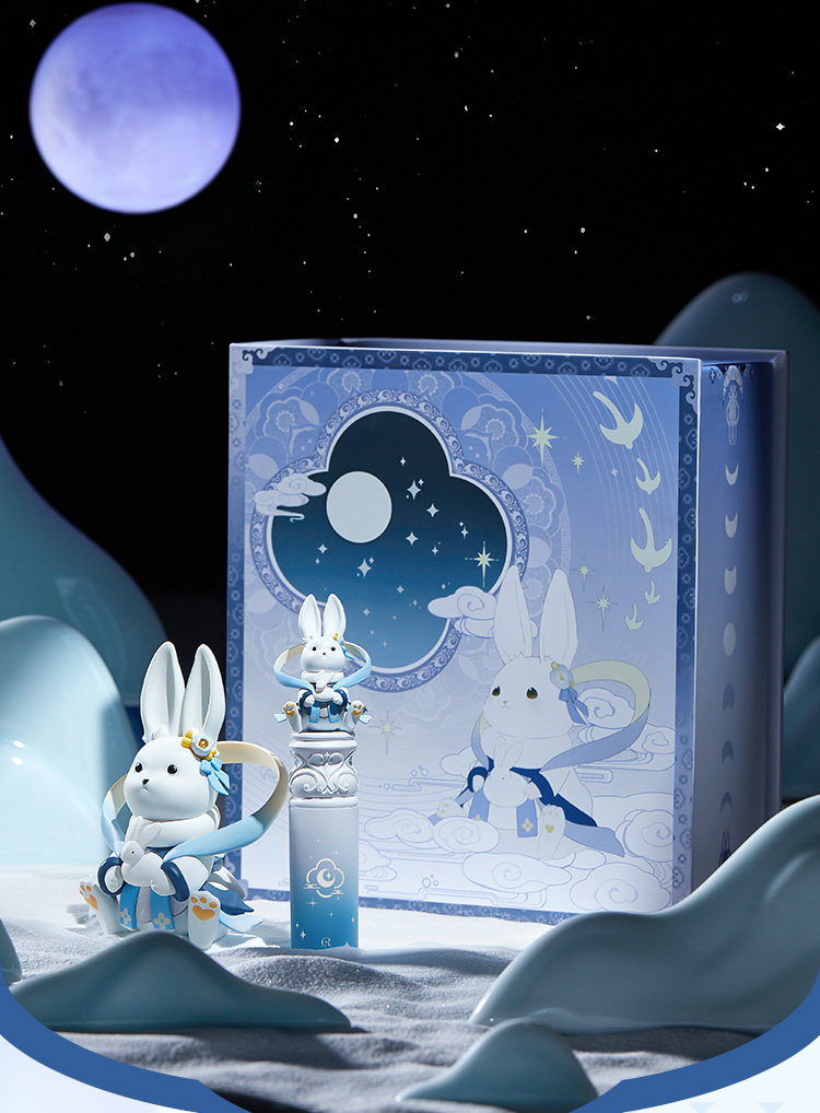 【中国直邮】 醉时光 玉兔口红 可爱物语 兔兔柔雾哑光唇釉 中秋节礼物 J03相思蔻(红茶豆沙色)*1支