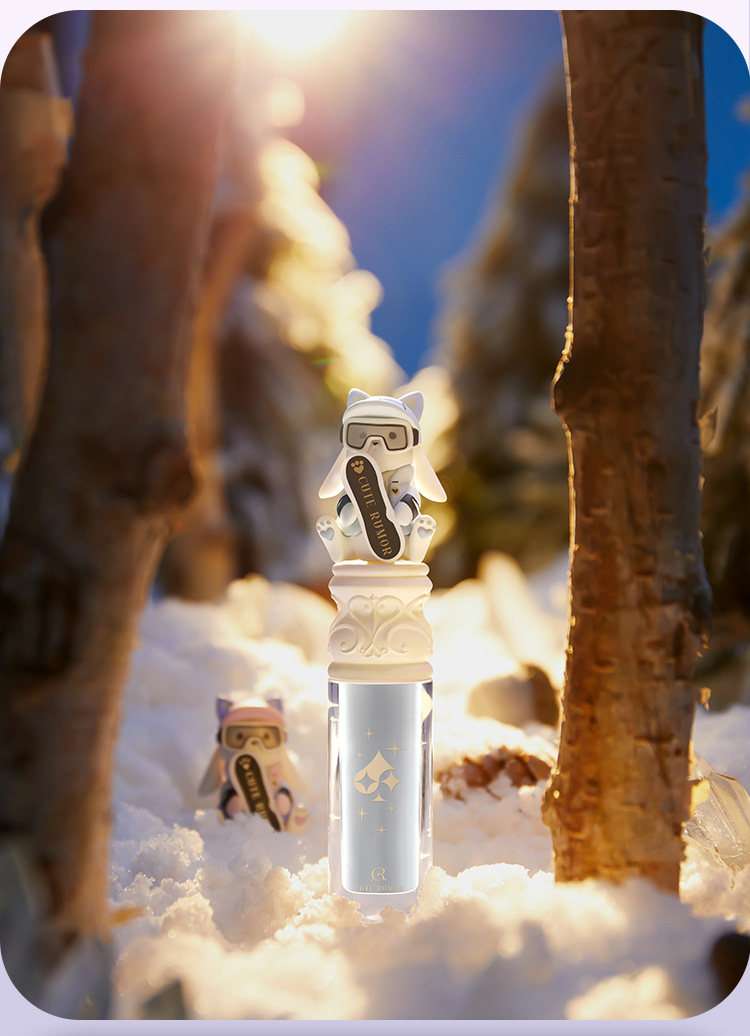 【中国直邮】 醉时光 滑雪兔护唇精华蜜礼盒装+大滑雪兔公仔 h04金秋葡萄 *1支