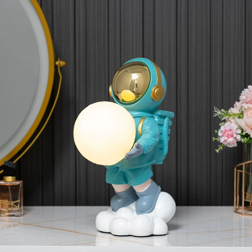 Космическая настольная лампа для кровати, космический ночник для детской комнаты