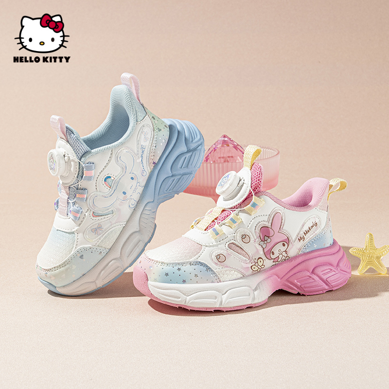 My Melody Girls' Knob Sneakers for Toddlers, Babies, and Older Girls, Spring and Autumn Style Shoes, Cute Style Children's Shoes for Autumn My Melody Girls' Knob Sneakers for Toddlers, Babies, and Older Girls, Spring and Autumn Style Shoes, Cute Style Children's Shoes for Autumn