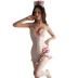 Đồng phục y tá cos đồng phục y tá nguyên chất Desire hottie nơ váy ngủ trang phục cosplay đồng phục nhà đồng phục mùa hè thoáng khí 
