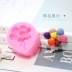 玥 Tự làm khuôn thạch cao màu sắc đặc biệt sơn acrylic môi trường mười hai màu cộng với hai bàn chải - Tự làm khuôn nướng khuôn oval Tự làm khuôn nướng